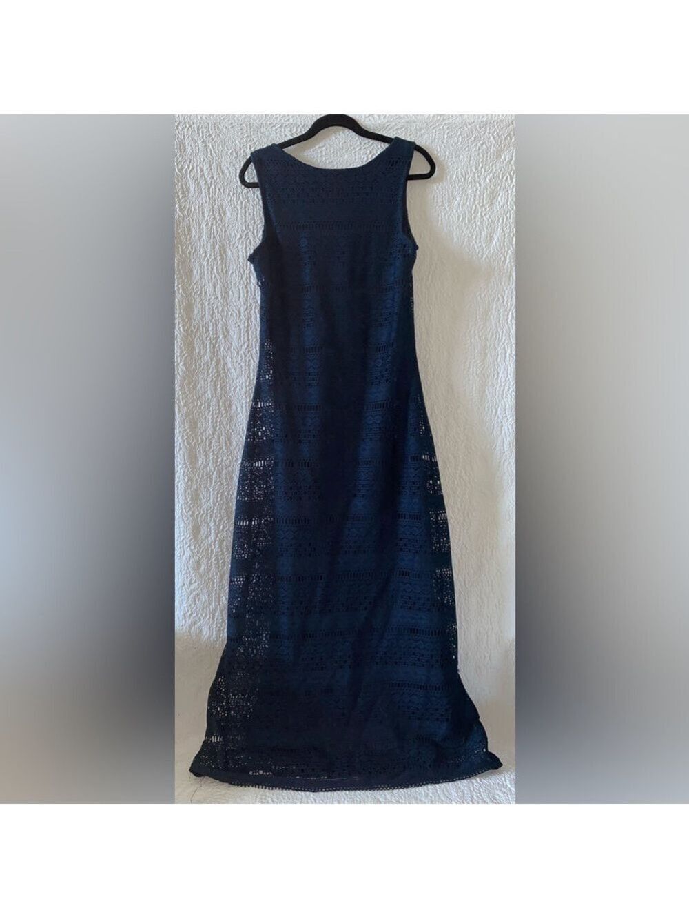 Sharagano Embroidered Lace Sleeveless Maxi Dress - Picture 4 of 9